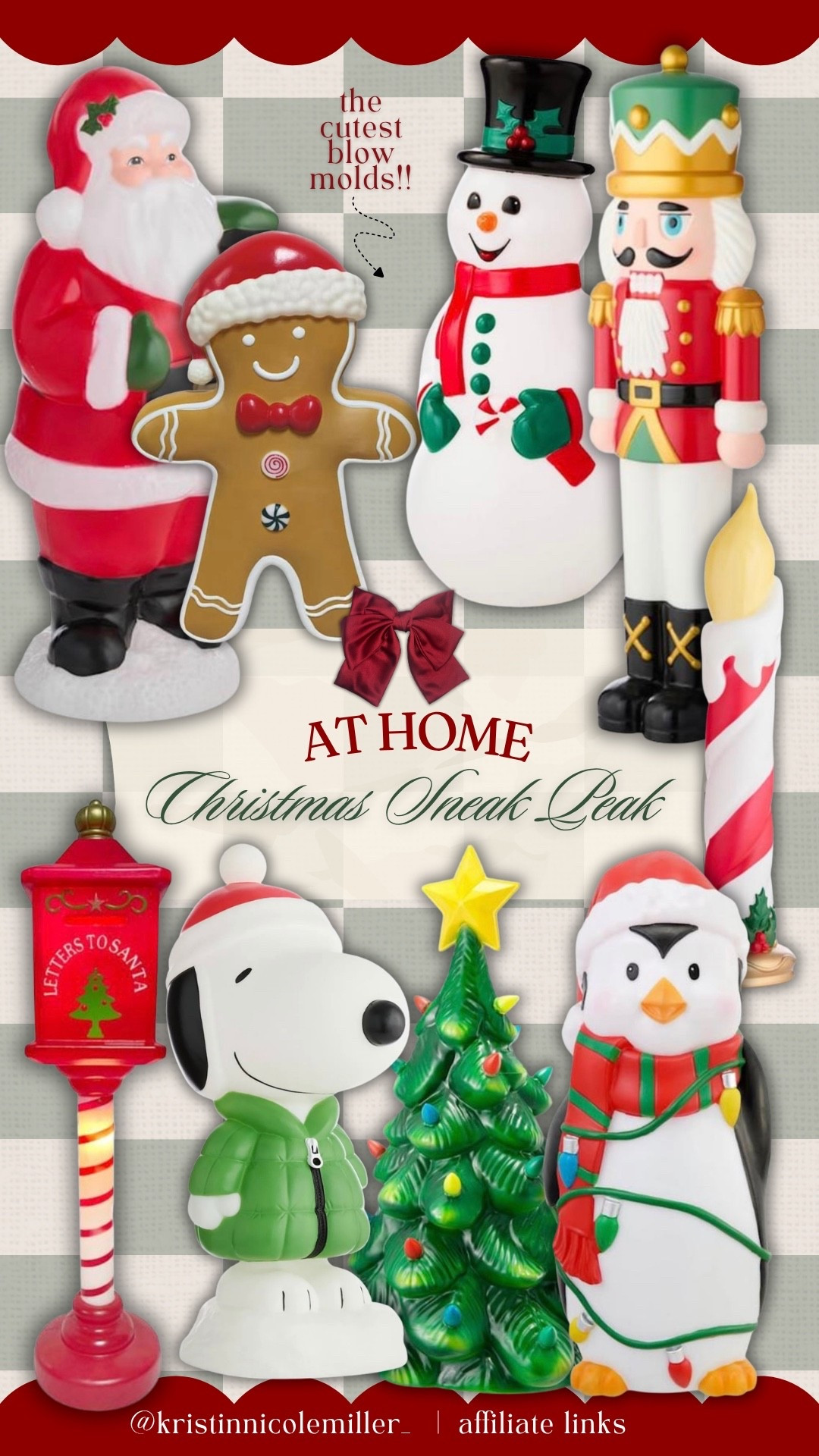At Home— Christmas sneak peak! 🎄 obsessed with all of these beautiful blow molds. so many cute ones to choose from!! 

Seasonal Christmas decorations indoor outdoor trending blow molds vintage

#LTKHome #LTKSeasonal #LTKdayinmylife