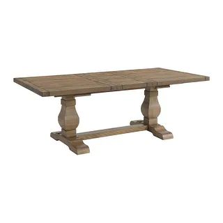 Napa 84" Dining Table Top with Extendable Leaf, Reclaimed Natural by Martin Svensson Home | Bed Bath & Beyond