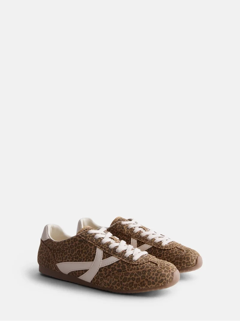 Scenario Women's Lace Up Low Profile Sneakers | Walmart (US)