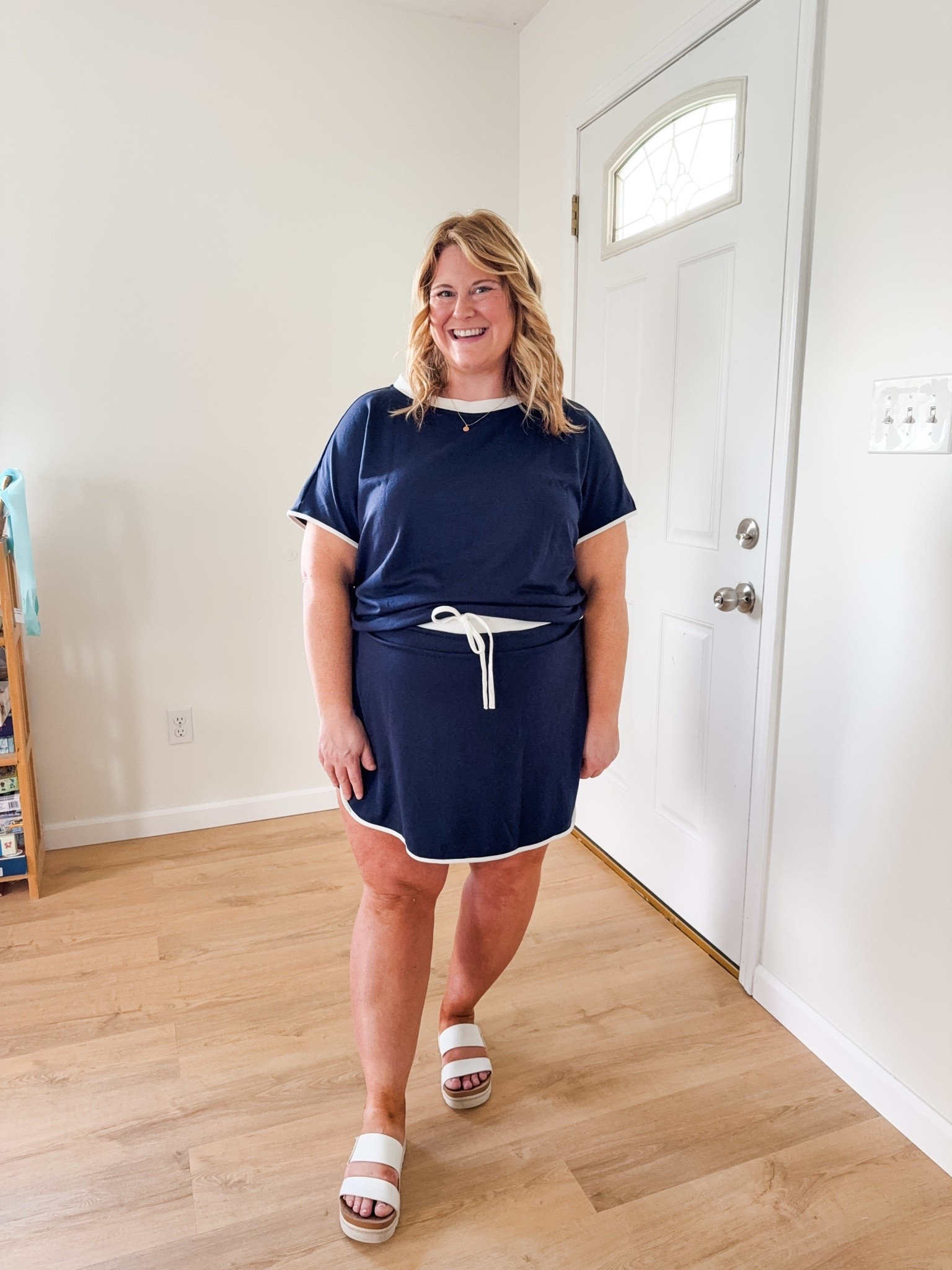 Wearing an XL in my matching set. Linked the plus and regular version

#LTKBump #LTKMidsize #LTKPlusSize