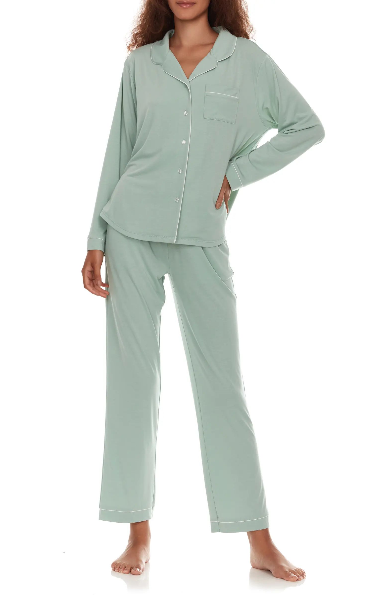 Annie Long Sleeve & Pants 2-Piece Pajama Set | Nordstrom Rack