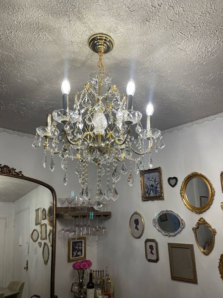 New home decor!! Vintage glamour home, Victorian home, nyc apartment, English country, French country, French modern, French vintage, small apartment #homedecor #vintagehome #victorianhome #chandelier 

#LTKSeasonal #LTKhome #LTKcurves