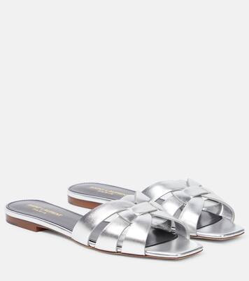 Tribute Nu Pieds 05 leather slides | Mytheresa (US/CA)