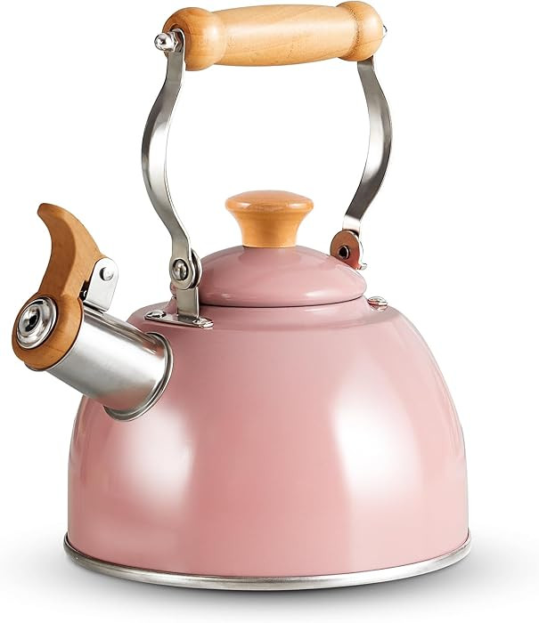ROCKURWOK Tea Kettle, Tea Pot with Cool Touch Ergonomic Handle, Teapot Food Grade Stainless Steel... | Amazon (US)