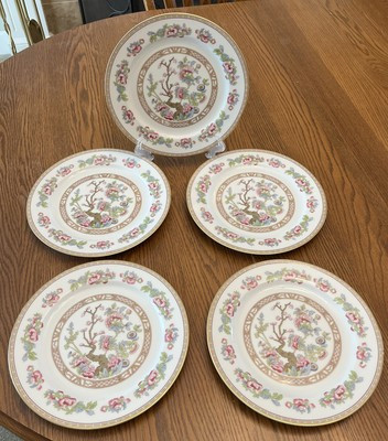 5 NORITAKE Carleton 5034 Japan 10" dinner plates Asian pattern, Great Condition | eBay US