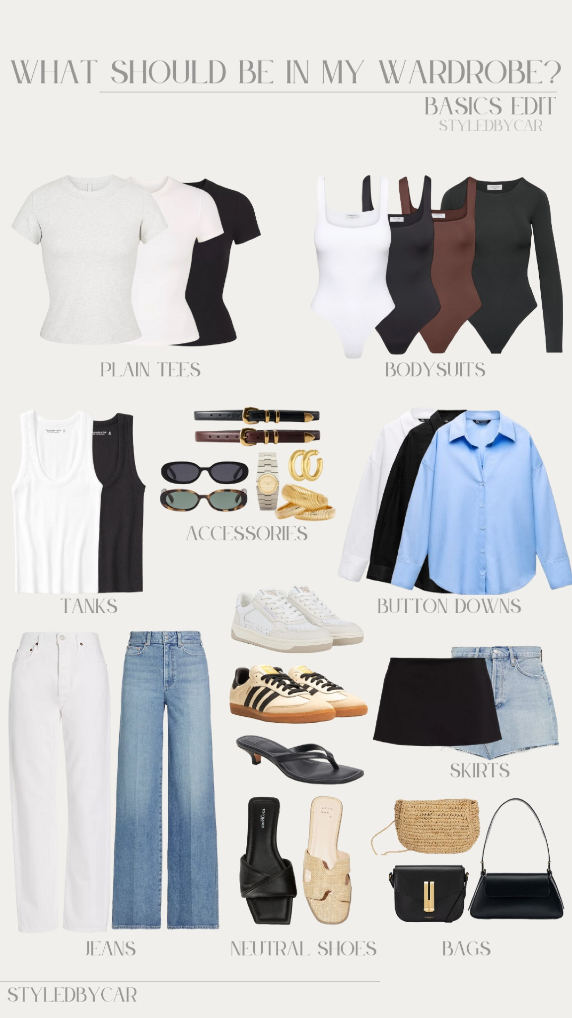 CAPSULE WARDROBE - SPRING & SUMMER BASICS EDIT✨🌈💛 •PART 1•





summer wardrobe, summer closet, summer fashion, summer style, summer style inspo, tank top, black top, white top, white t-shirt, black t-shirt, white t-shirt, white shirt, linen shirt, outfit inspo, basic closet needs, wardrobe reset, accessories, watch, anine bing hat