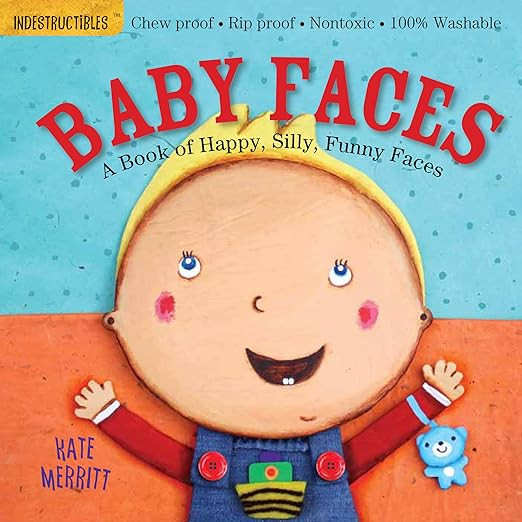 Indestructibles: Baby Faces: A Book of Happy, Silly, Funny Faces: Chew Proof · Rip Proof · Nont... | Amazon (US)