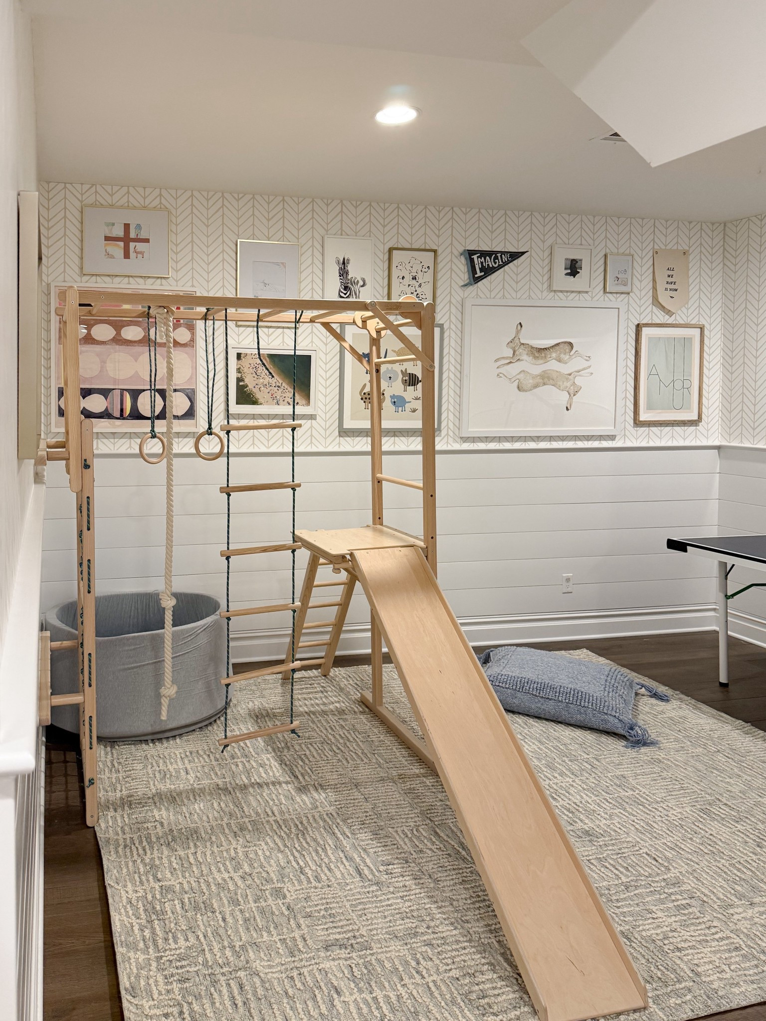 Playroom gallery wall loading! 

I repurposed a combination of framed art prints, pennants and my kids’ artwork to create a colorful and fun gallery wall in our playroom! Linking what I can (you can use my code MICHELLEART for a discount on all Minted art!)

#LTKHome #LTKSaleAlert #LTKKids