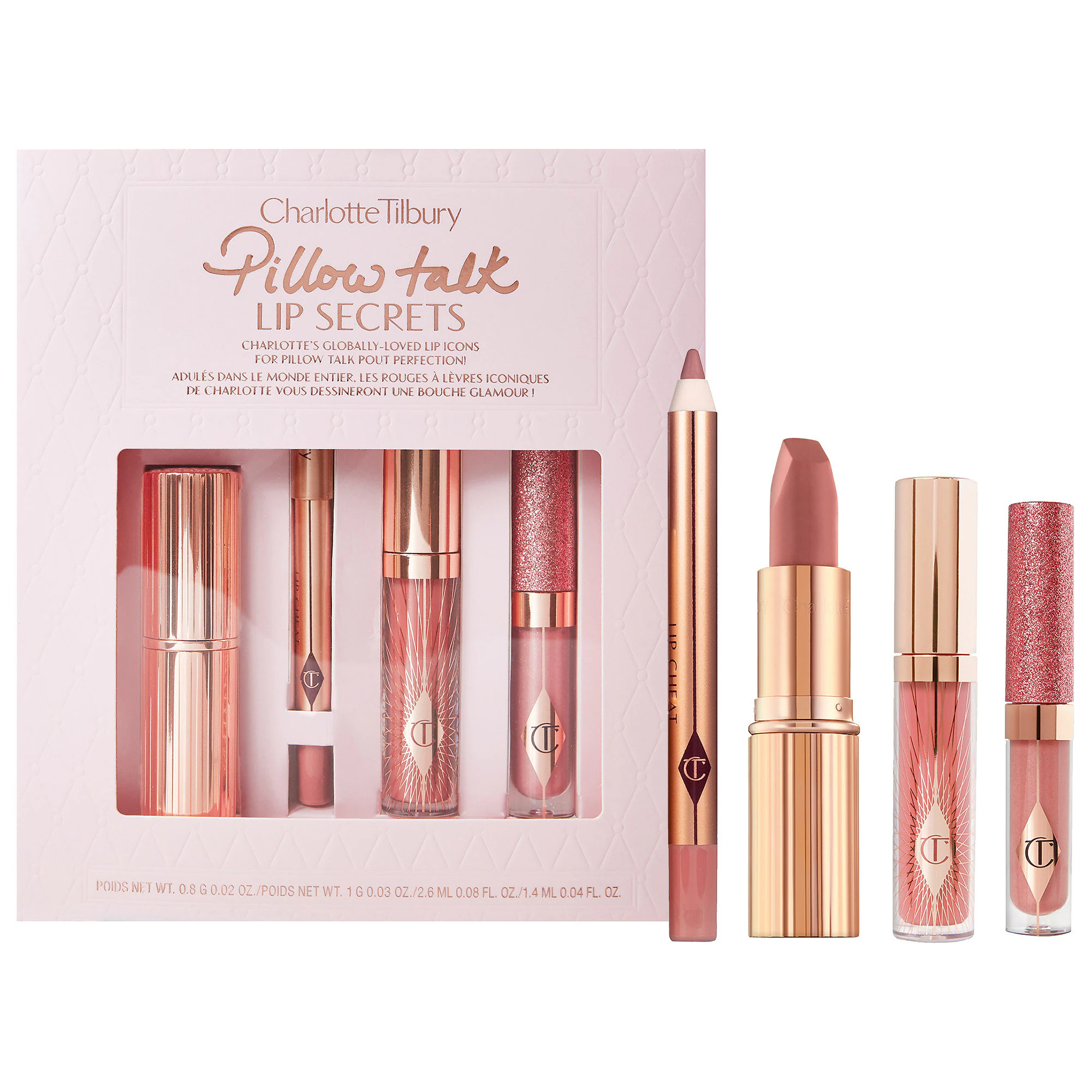 Charlotte Tilbury Pillow Talk Lip Secrets Set Pillow Talk | Sephora (US)