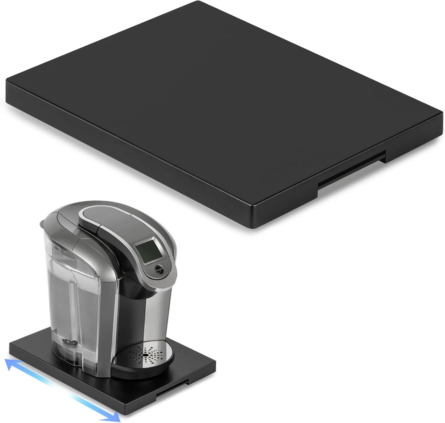 ANBOXIT Appliance Slider, Wooden Sliding Tray for Coffee Maker | Amazon (US)