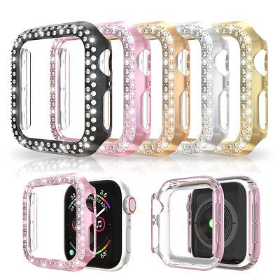 For Apple Watch Series 5 4 3 2 1 Bling Protector Case Cover Bumper Screen Frame | eBay UK