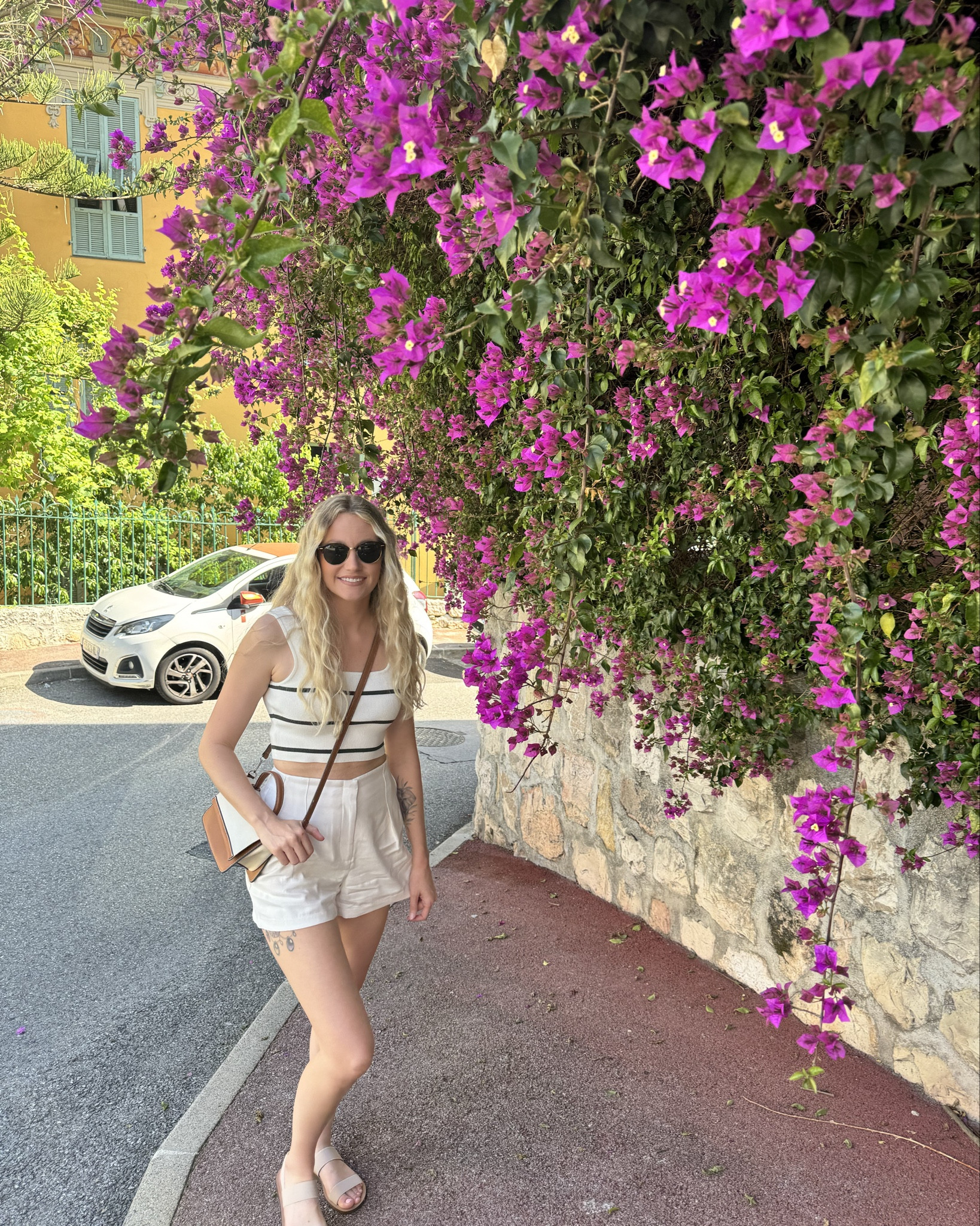 Travel fit - love how comfy these shorts and top are. Perfect for vacation (honeymoon) summer can dress up or down. Fashion, clothes, white, neutral 

#LTKtravel #LTKstyletip #LTKsummer