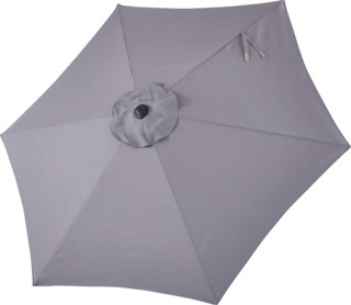 CANVAS Outdoor/Patio Market Umbrella w/ Crank Handle, Dark Grey, 9-ft#088-2069-8 | Canadian Tire