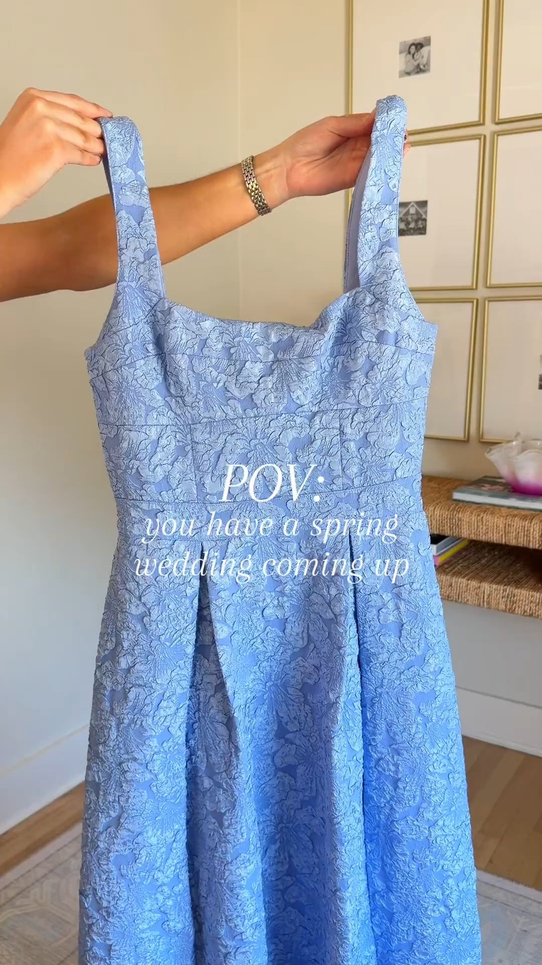 Perfect dress for a spring wedding! Wearing an XS