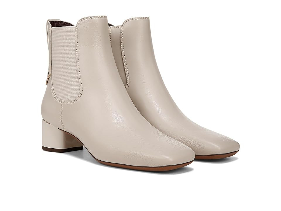 Franco Sarto Nellie Booties (Chalk White Faux Leather) Women's Boots | Zappos