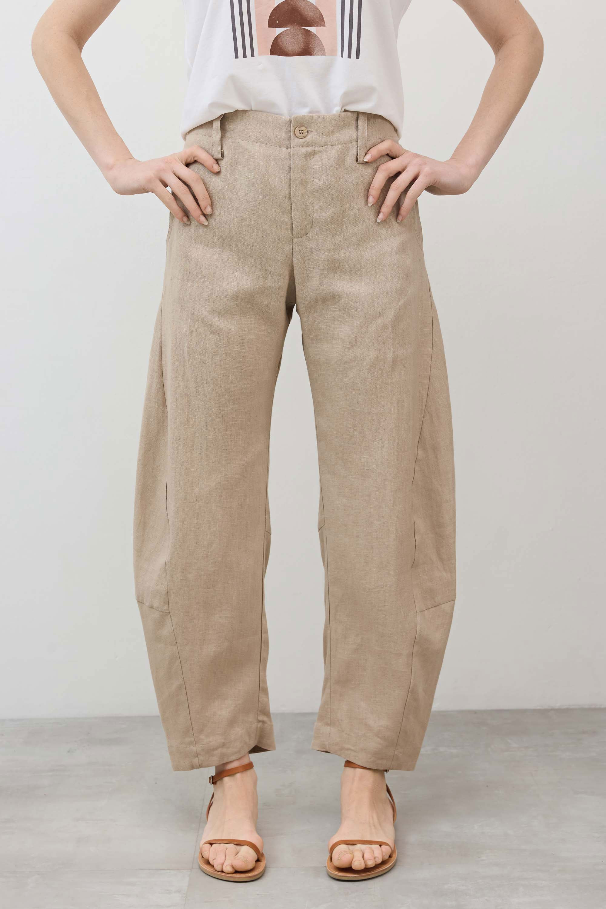 The Uptown Loose Linen Pants | Ruti