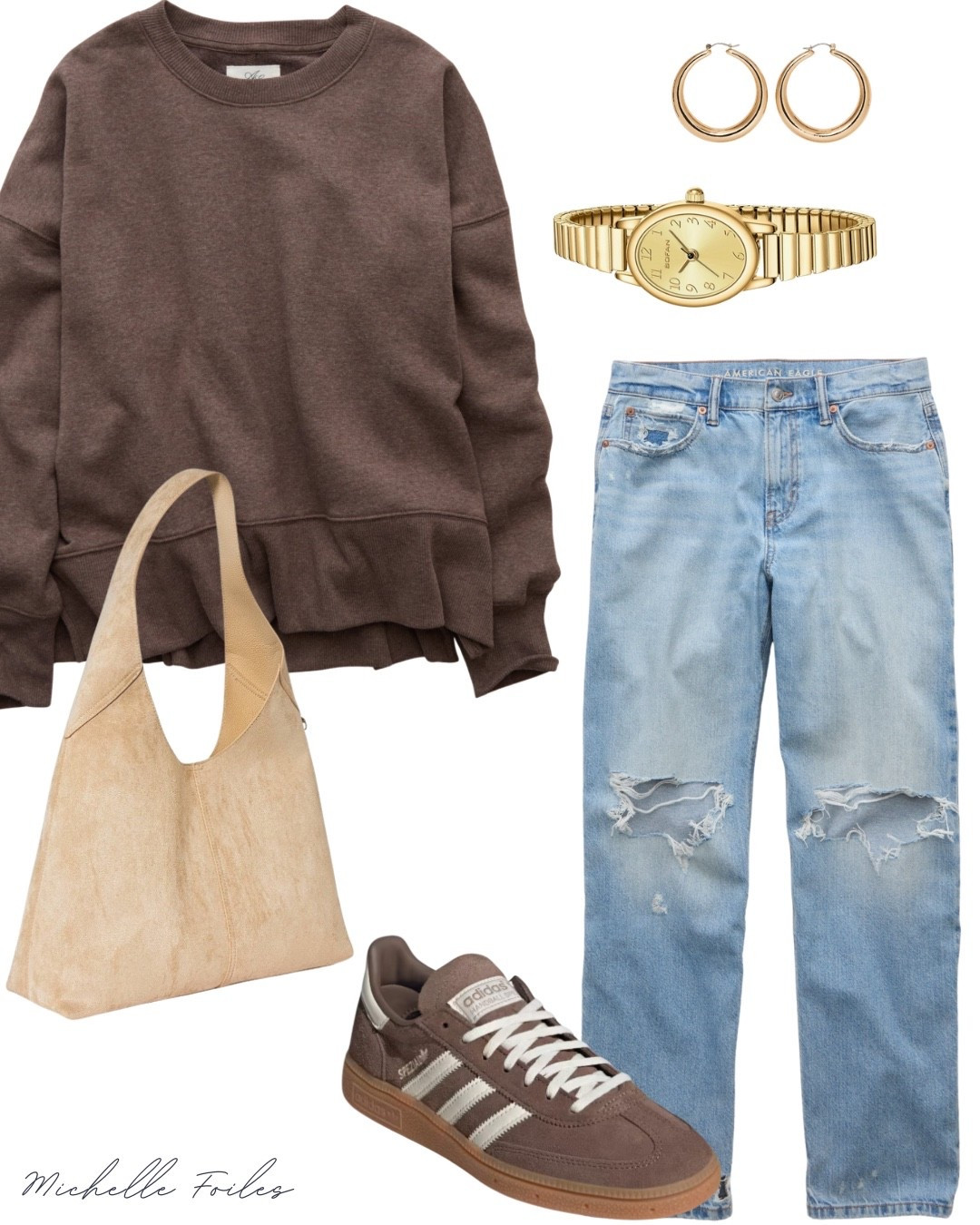 Easy neutral outfit I wear on repeat 🤎 comfy, casual, and mom-life approved. Linking all the details because this is one of those throw-on-and-go looks that always works.

#americaneagle #momoutfit

#LTKootd #LTKmomlife #LTKOver40