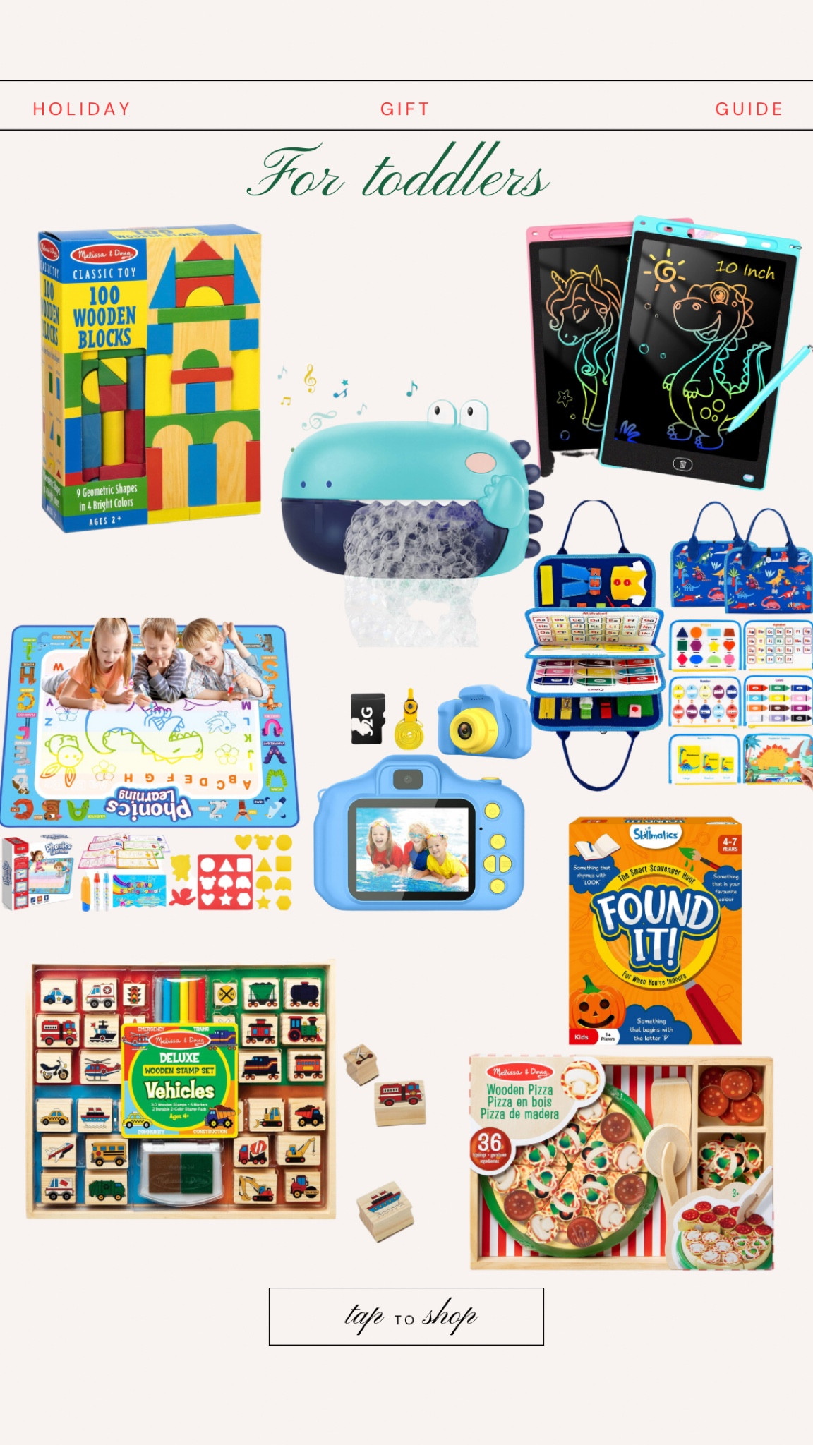 Holiday 2023 gift guide for toddlers! 

#LTKHoliday #LTKGiftGuide #LTKSeasonal