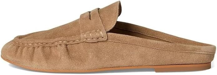 MAVMAX Mule Loafers for Women Slip On Round Closed Toe Backless Flats Fashion Ruched Comfortable ... | Amazon (US)