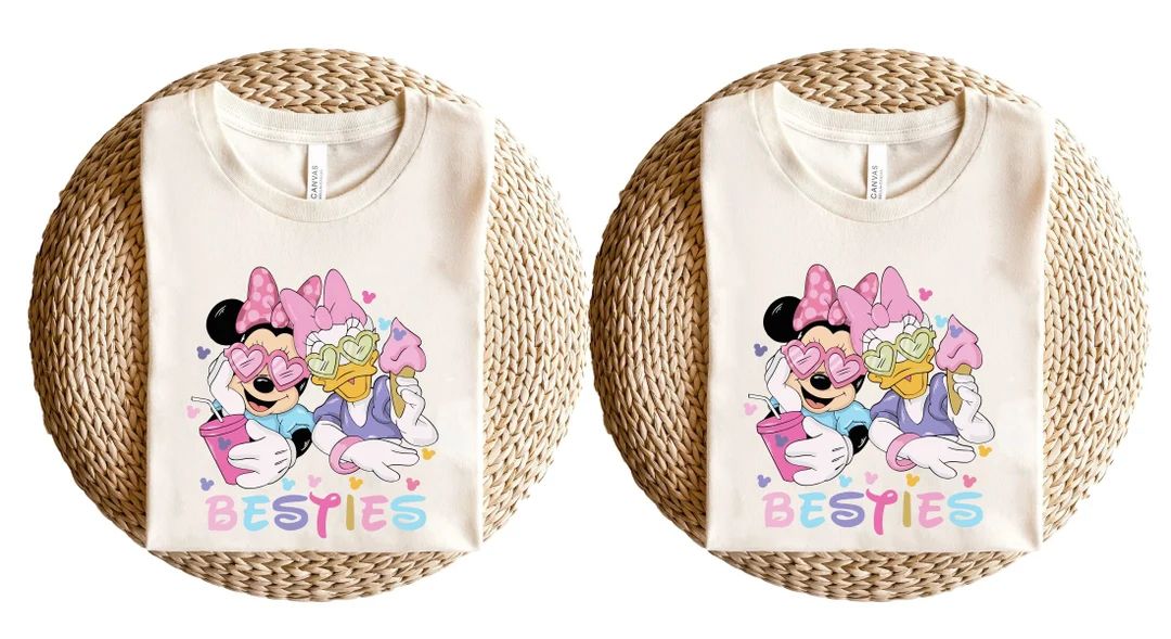 Besties Shirts, Theme Park Shirt, Mouse Shirt Trip, Matching WDW Family Shirts, Minnie and Daisy,... | Etsy (US)