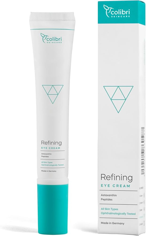 colibri skincare Refining Eye Cream 20ml - Augencreme gegen Falten und Augenringe, hilft bei Schw... | Amazon (DE)