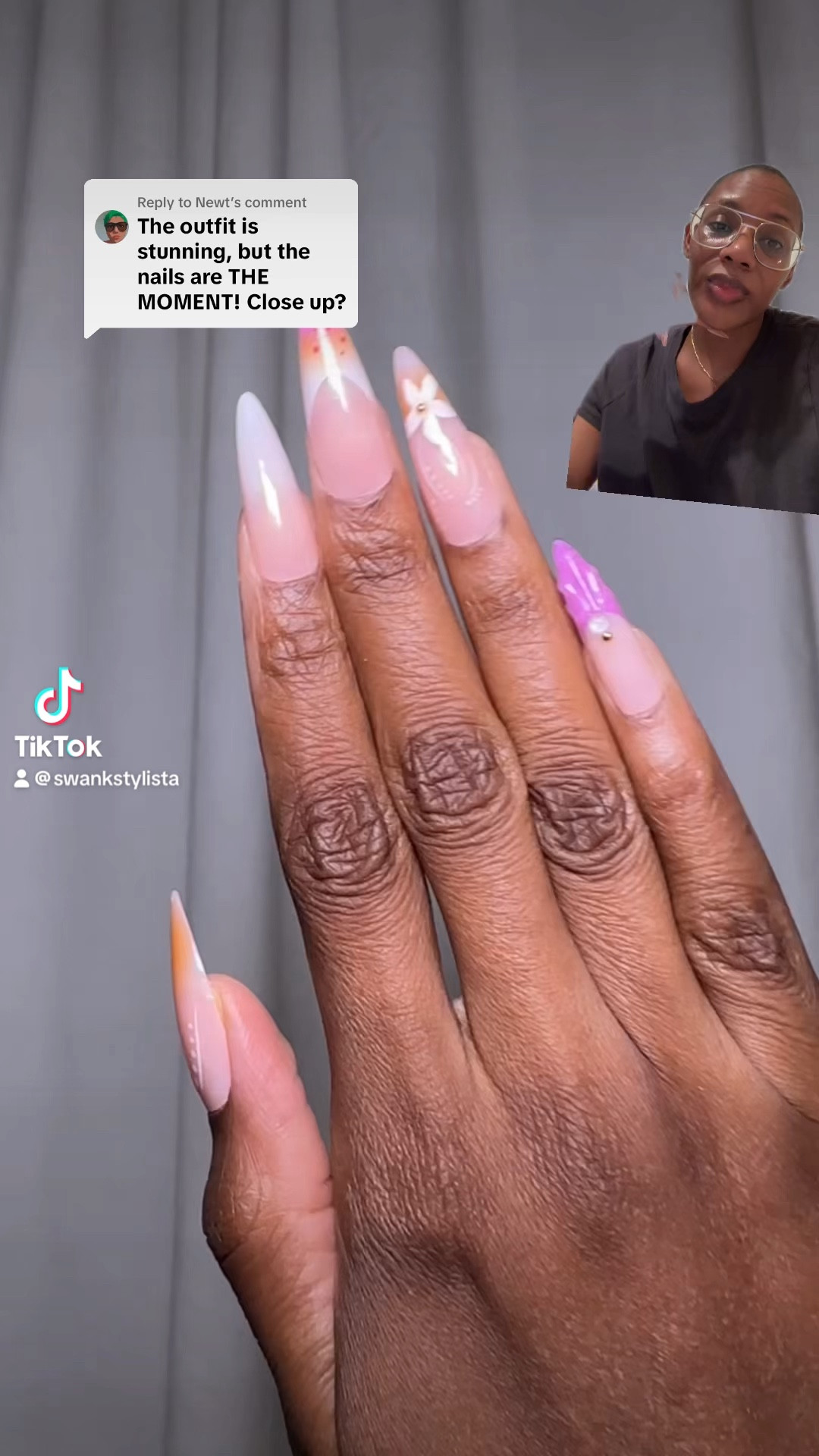 My latest nail set - press on nails 