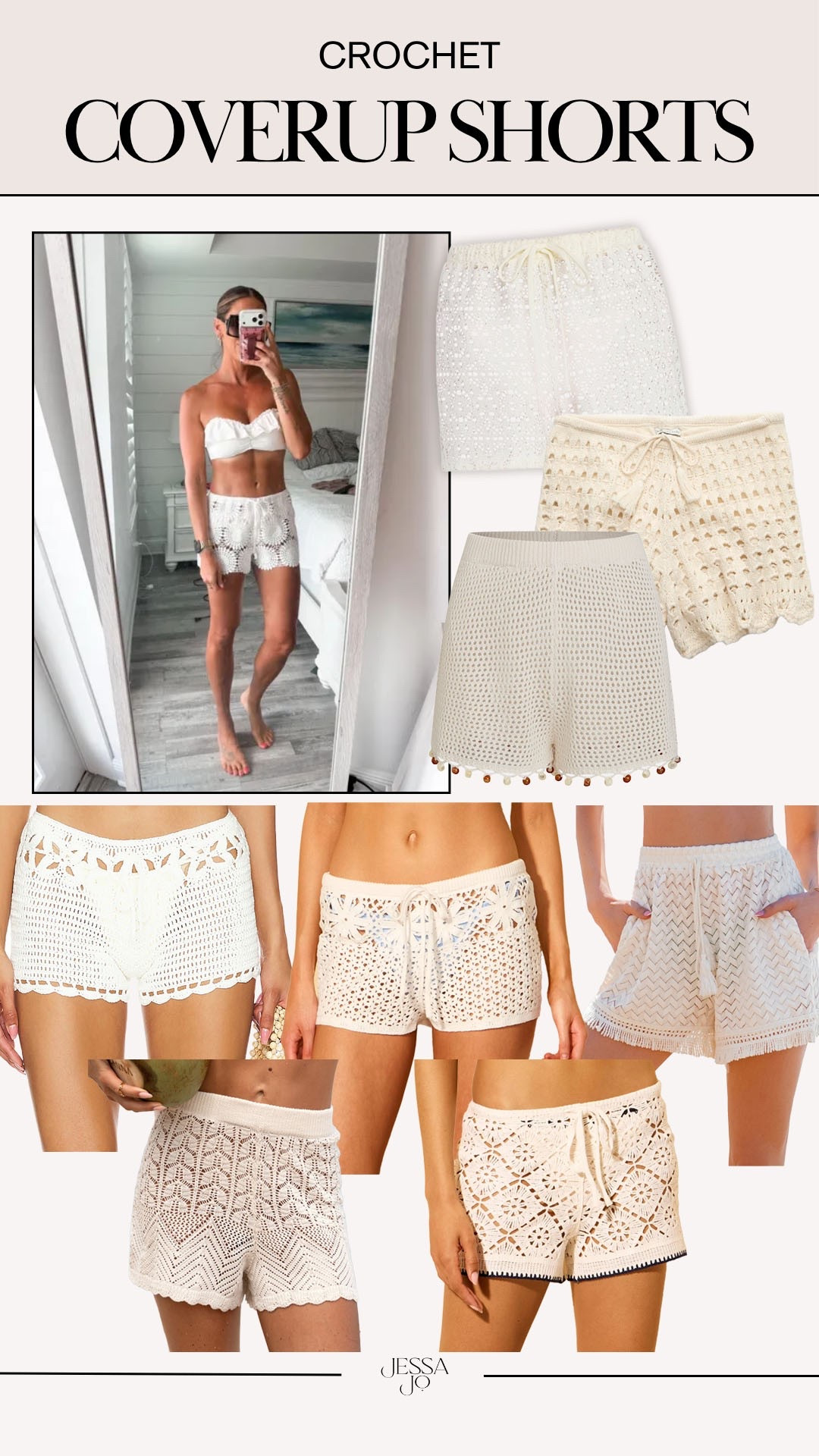 Crochet swim coverup shorts. Swim style. Summer must haves.

#LTKootd #LTKSeasonal #LTKSwim