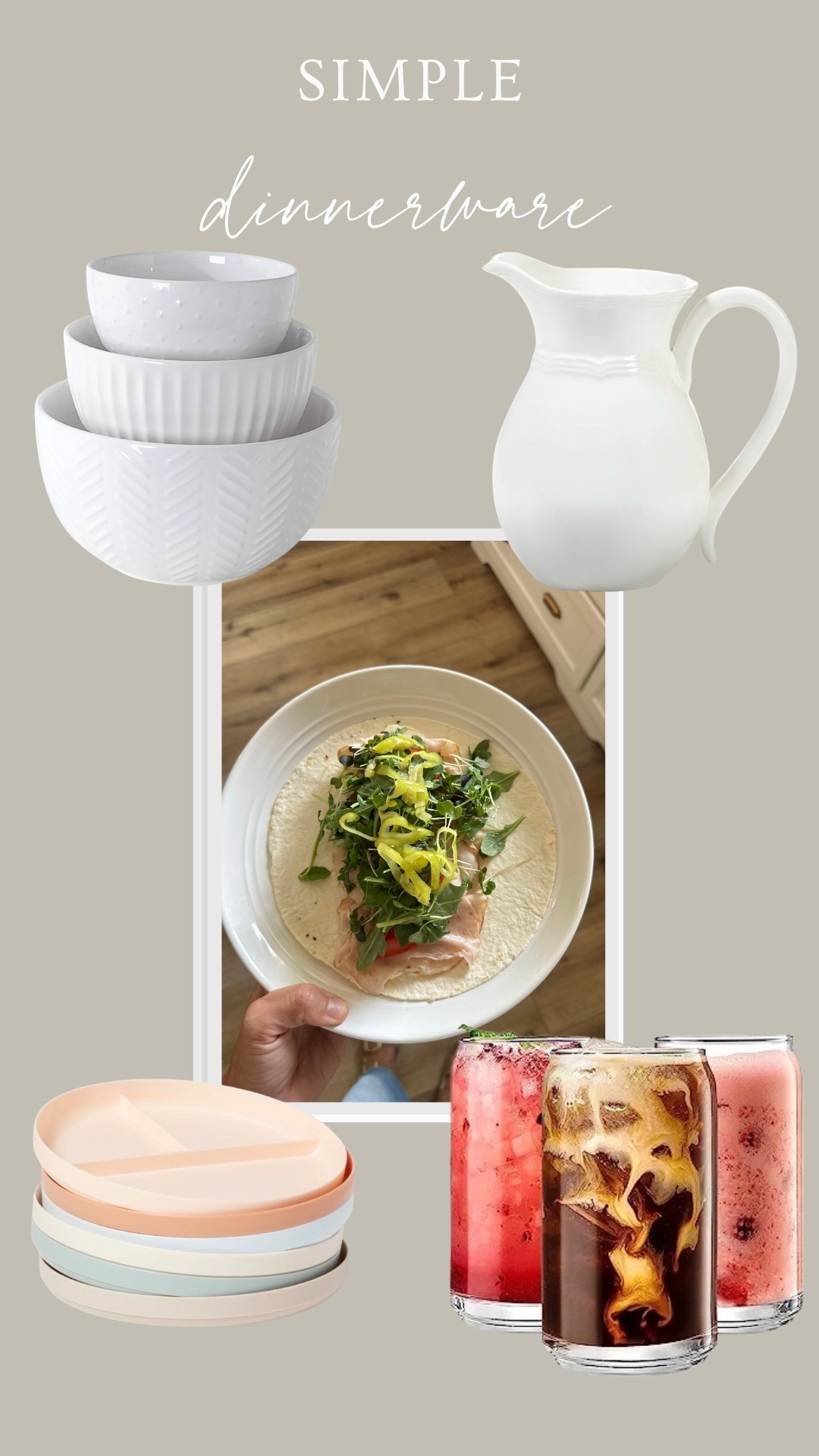 Simple dinnerware for the whole family😊

#LTKmomlife #LTKHome #LTKKids
