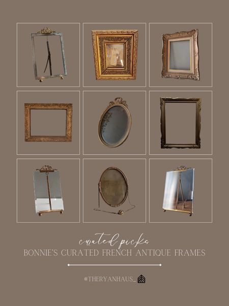 These antique French picture frames have so much character, charm, and history to them. The perfect way to display art prints or your own cherishable memories! 

#LTKhome #LTKstyletip