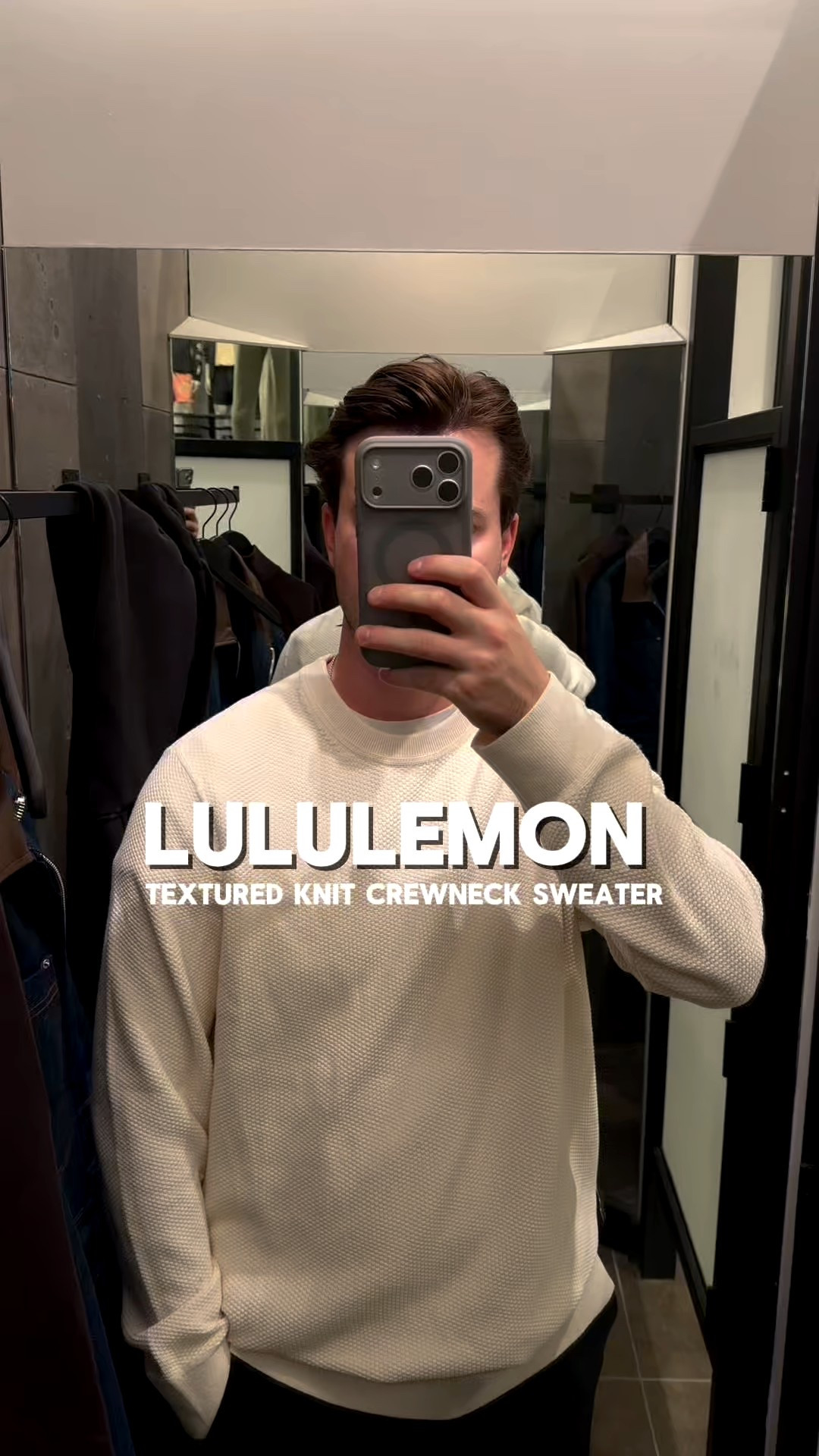 Lululemon textured knit crewneck sweater. Easy to dress up or down. Comment any additional questions

#LTKMens #LTKStyleTip #LTKGiftGuide
