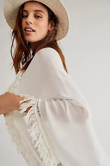 Sun Bleached Fringe Kimono | Free People (Global - UK&FR Excluded)
