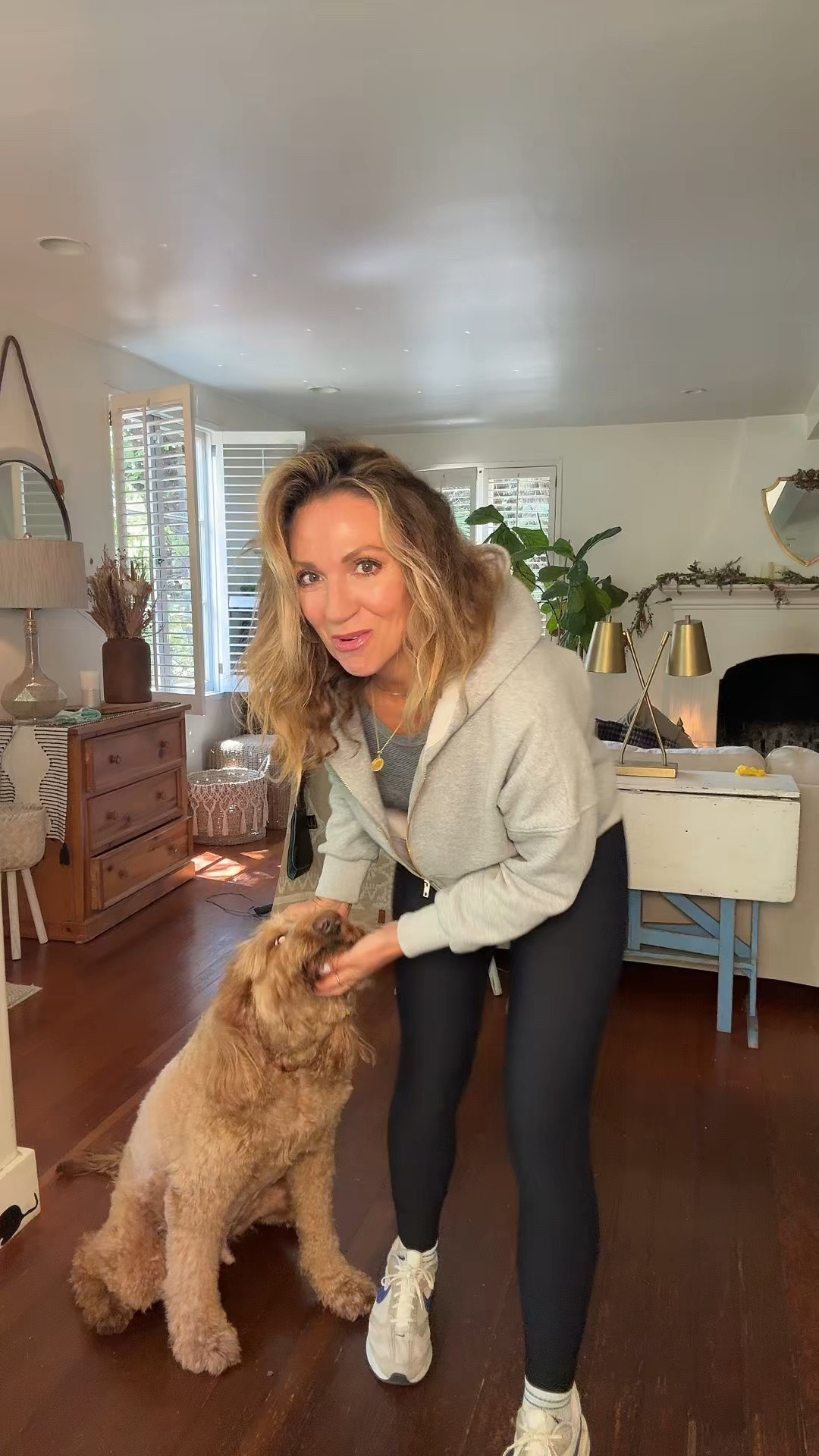 Cozy Luxe Zip-Up 🤍✨

The sweatshirt I keep reaching for on chilly mornings. 🤍

This fleece-lined sweatshirt is incredibly soft on the inside, has the prettiest gold zipper detail, and feels so much more elevated than a basic pullover. It’s the perfect layering piece for morning coffee runs, travel days, school drop-offs, weekend errands, and casual everyday outfits.

I love pairing it with leggings, denim, or joggers for an easy athleisure look that still feels put together. The cozy fleece lining keeps you warm without feeling bulky, and the neutral color goes with everything.

If you’re looking for comfortable outfits, casual mom style, travel outfits, athleisure outfits, cozy loungewear, or an elevated sweatshirt you’ll wear on repeat, this one is such a good find. Linked with the rest of my outfit details here. ✨

I’m wearing a small and I’m 5’7” and usually wear a small in tops but wish I would have sized up in this one.

#LTKActive #LTKOver40 #LTKootd