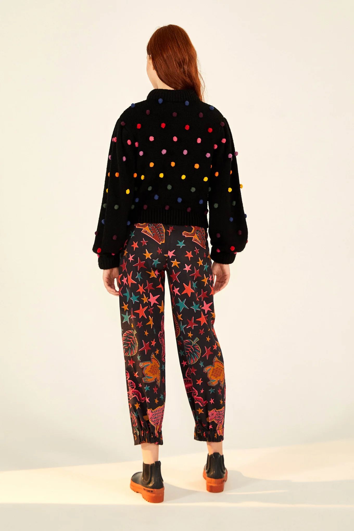 rainbow dots sweater | FarmRio