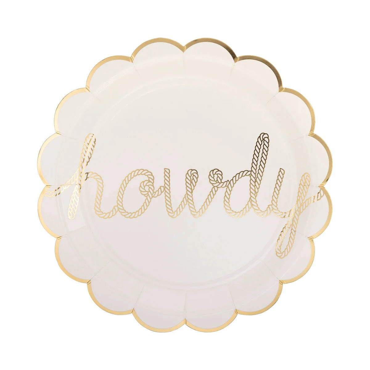 Howdy Paper Plate 8pk. | Pretty Day