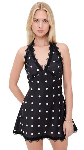 Lioness Women's Stars Align Mini Dress, Noir Polka, M | Amazon (US)