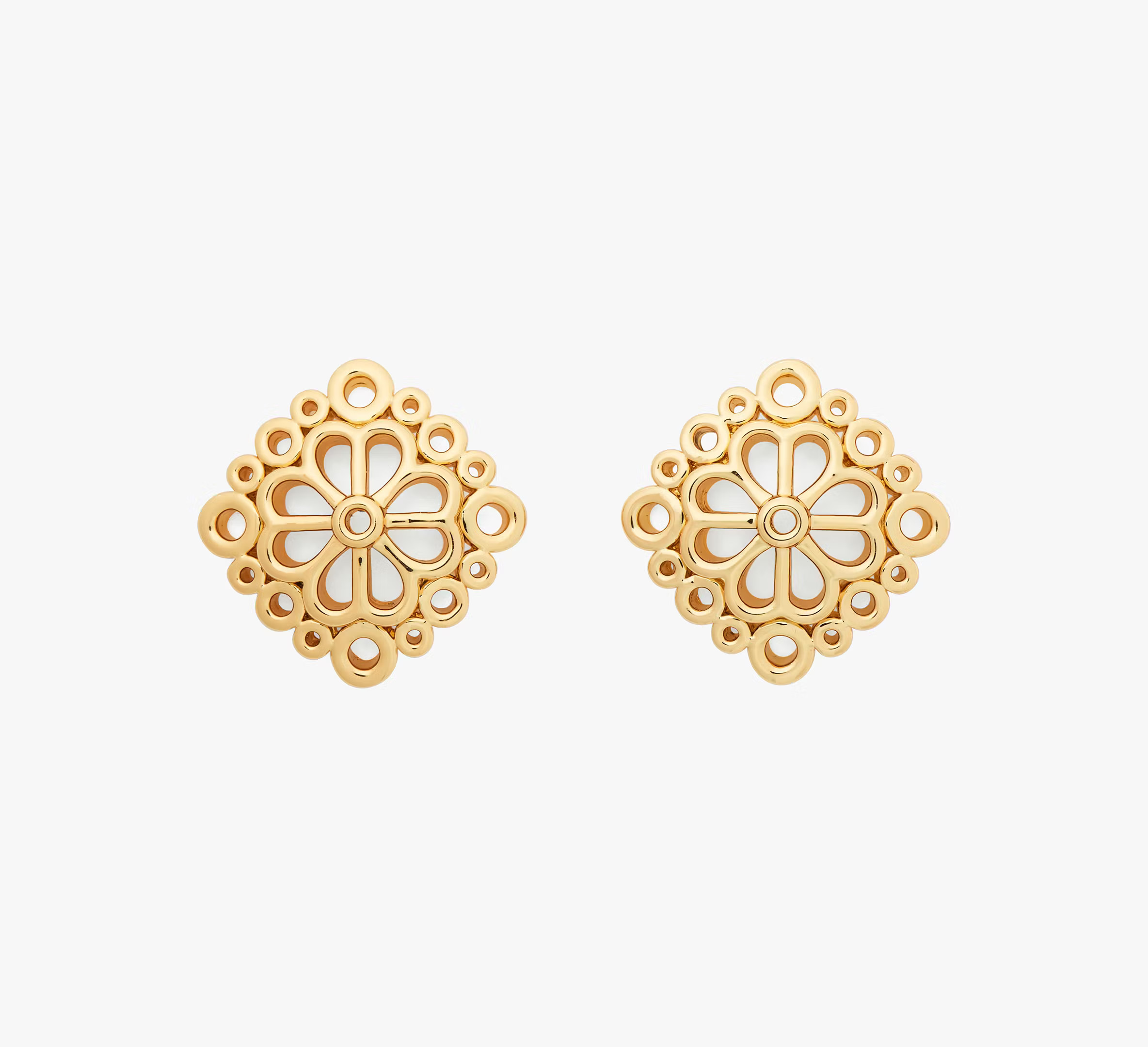 Kate Spade Flower Lace Studs, Gold | Kate Spade (US)