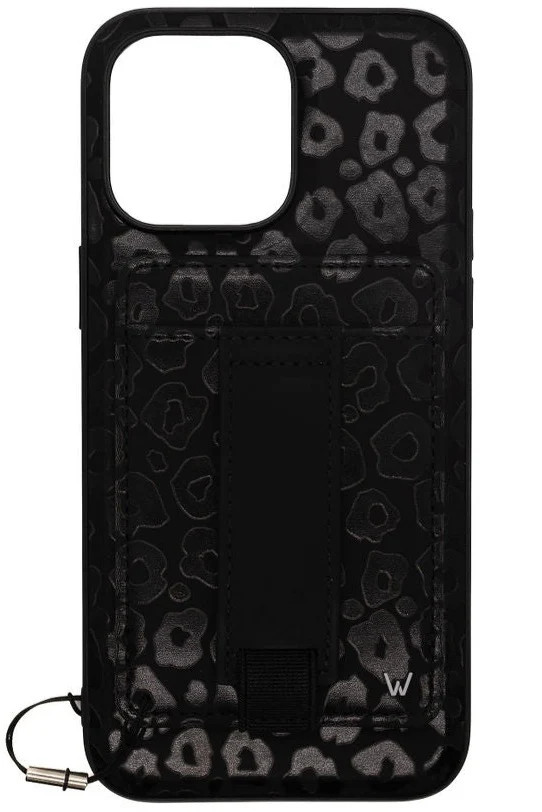 Blacked Out Leopard Magnetic Case | Walli Cases