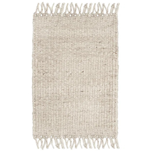 Fitzwater Natural Fiber Hand Woven Jute Solid Color Rug | Wayfair North America