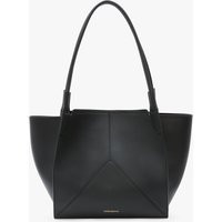 Victoria Beckham Tote Bag In Black Leather - ONE SIZE - Womens | Victoria Beckham UK