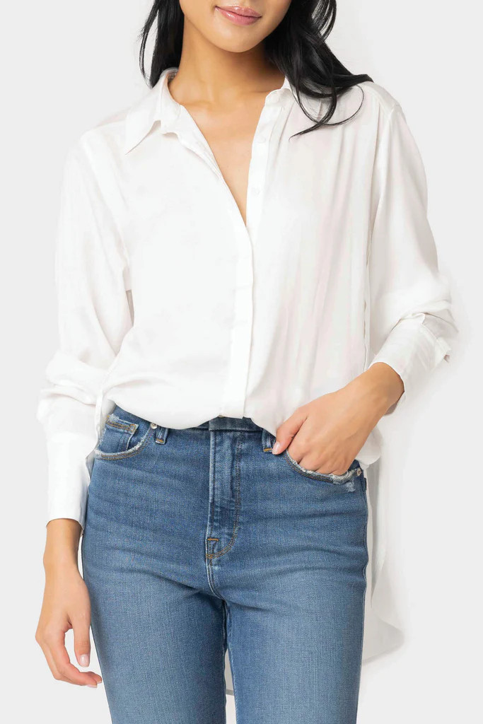 GIGI Button Front Shirt Blouse | Gibson