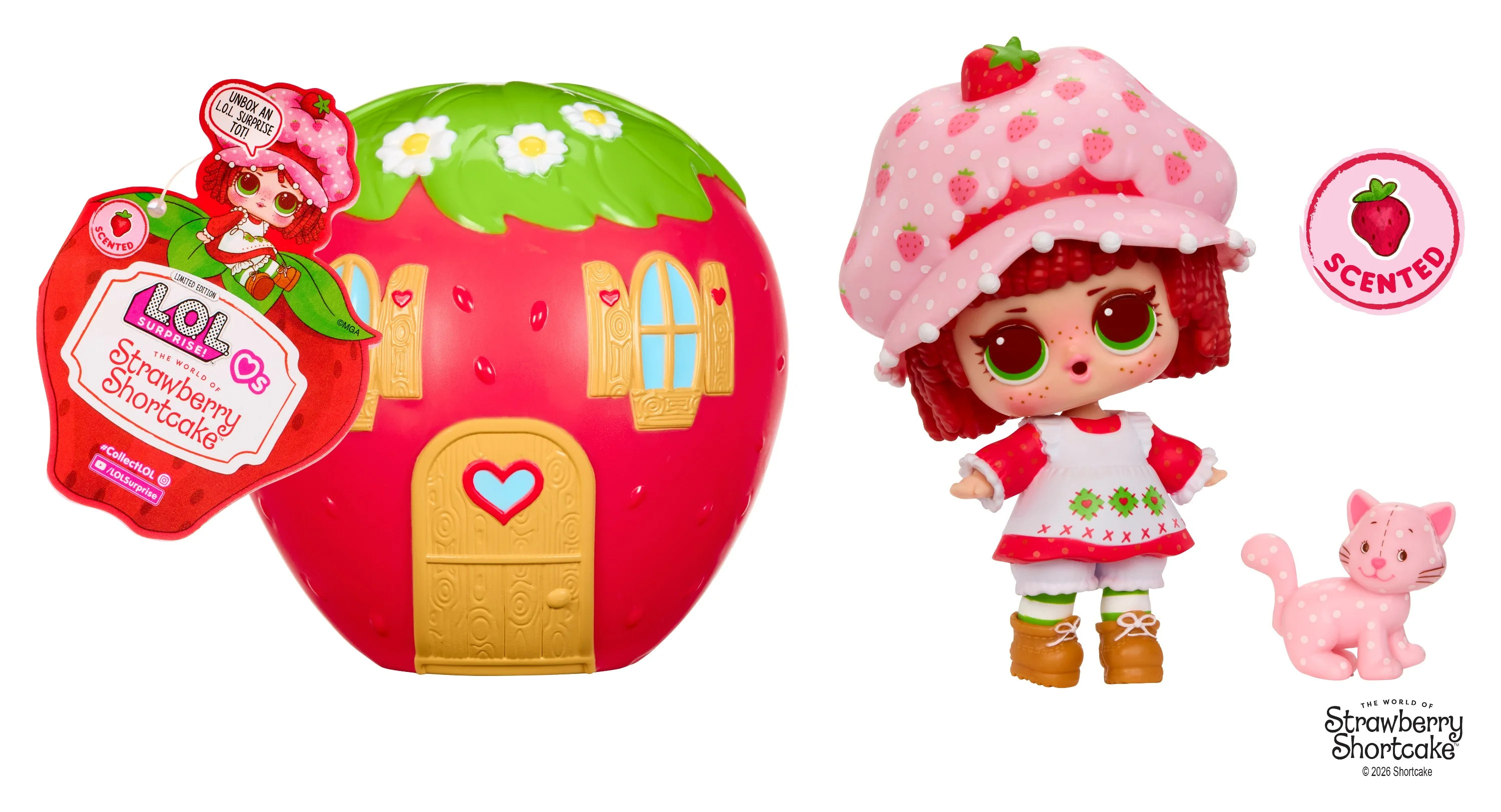 LOL Surprise Loves The World of Strawberry Shortcake Tots with Scented Dolls, Pets, and Transform... | Walmart (US)