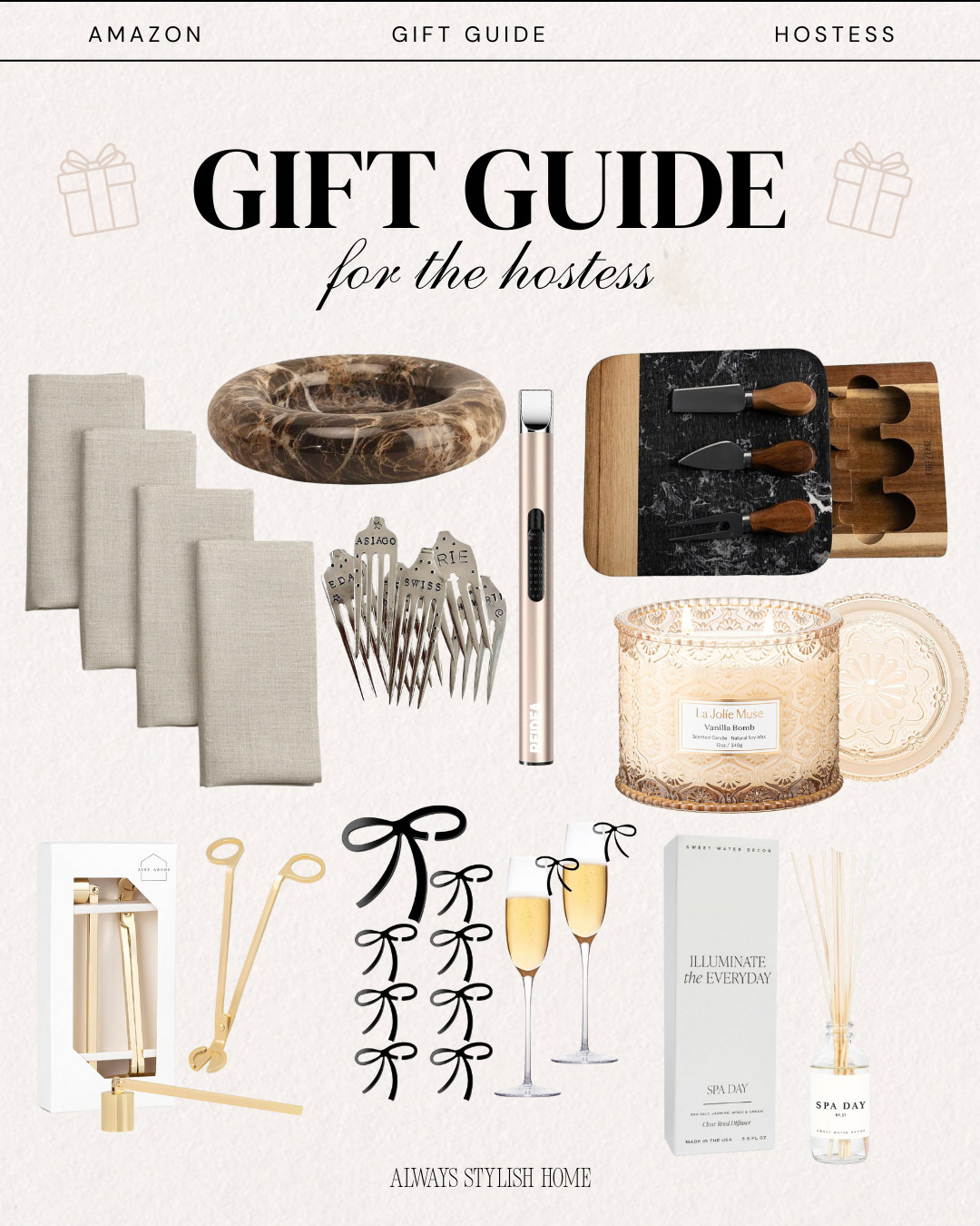 gift guide: for the hostess, gifts for the hostess, amazon gifts for the hostess 

 #LTKCyberWeek #LTKGiftGuide #LTKHoliday