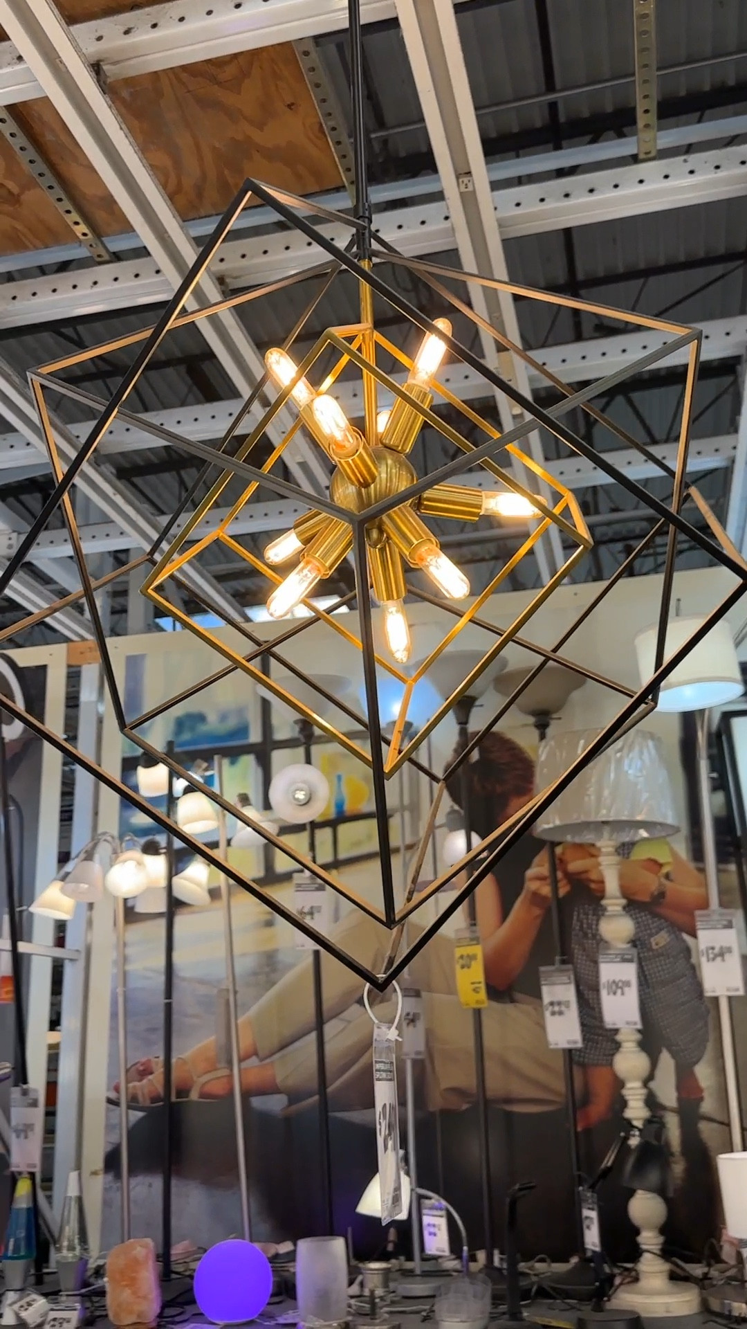 Geometric Light Fixture #homedecor

#LTKVideo #LTKhome