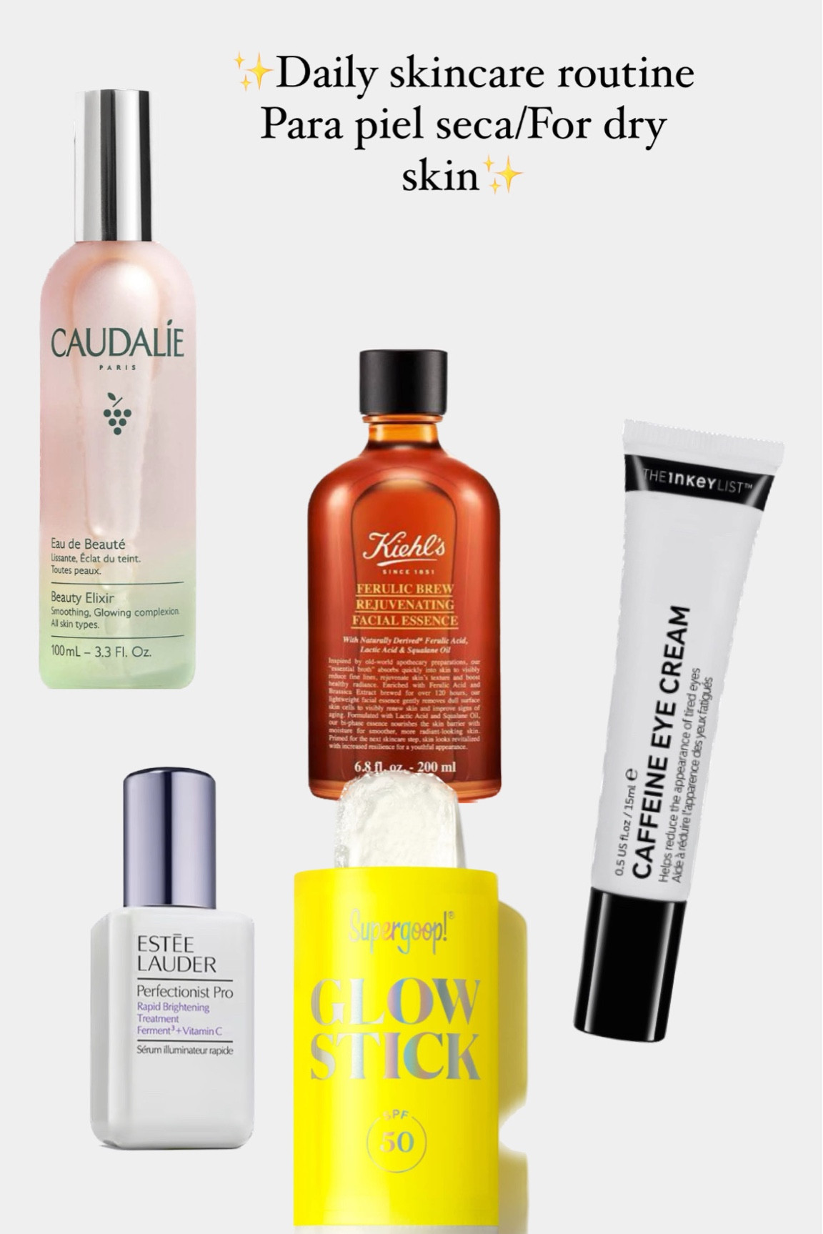 Daily skincare routine babygirl✨
Mi tipo de piel es seca pero muchos de estos productos o casi todos pueden ser usados para cualquier otro tipo de piel.

My skin is dry but most of these products can be used on any other type of skin. #LTKskincare 


#LTKbeauty