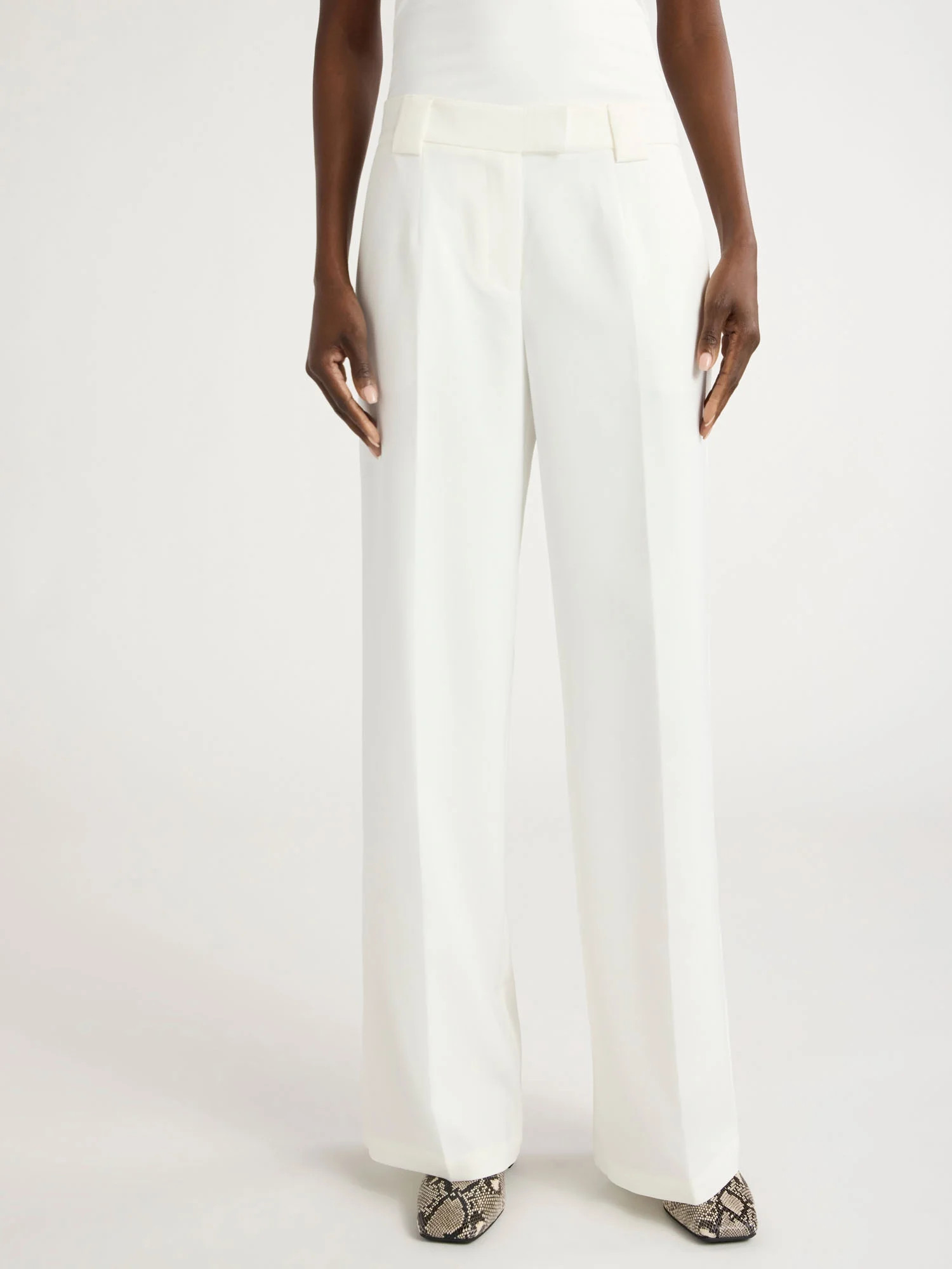 Scoop Women’s and Women's Plus Ultimate Crepe Wide Leg Trousers, 32.5" Inseam, Sizes 0-28W | Walmart (US)