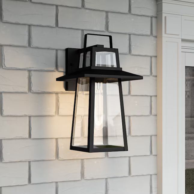 Quoizel Devonport 1-Light 15.5-in Matte Black Outdoor Wall Light | Lowe's