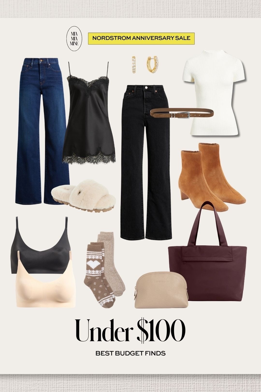 Here’s what’s worth buying from the Nordstrom anniversary sale this year! 
NSALE 2026 finds
The best deals under $100 from
Levi’s jeans to suede booties, bras, travel essentials, madewell belts and fall basics

#LTKSaleAlert #LTKSeasonal #LTKOver40