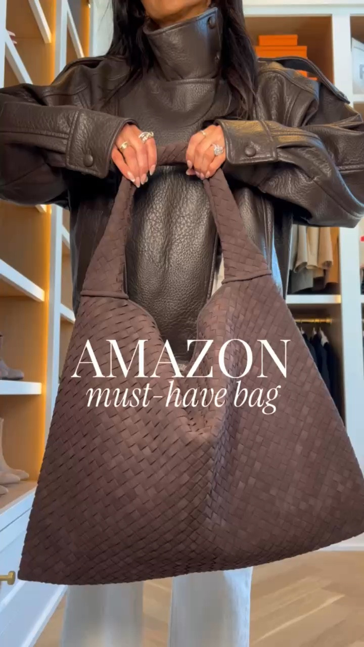 I cannot get over this Amazon bag! It is designer-inspired without being Bottega and you truly will not believe the price. The shape, the slouch, the size, it fits everything and instantly makes an outfit look elevated. If you are looking for a chic, oversized everyday bag that feels luxe but is actually Amazon, this is it. 

miamiamine amazon designer inspired purse oversized tote affordable luxury find chic everyday bag designer look for less minimalist handbag quiet luxury style budget friendly fashion elevated wardrobe staple amazon must haves amazon accessories spring fashion

#LTKWorkwear #LTKTravel #LTKspring