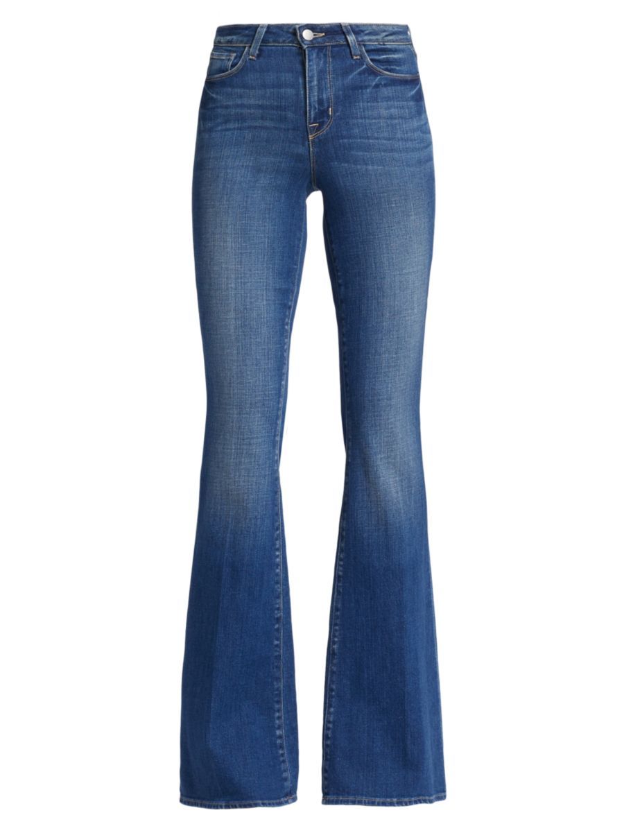 Bell High-Rise Flare Jeans | Saks Fifth Avenue