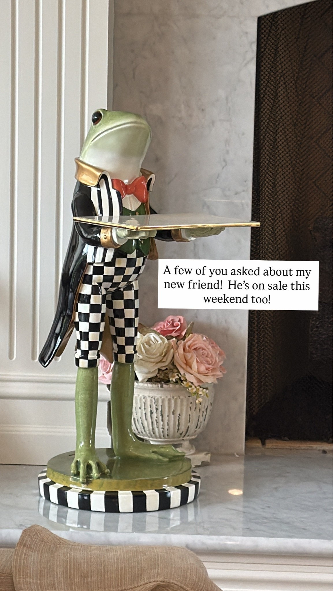 He’s so cute and on sale!  So many pieces are on sale this weekend!

#LTKHome #LTKOver40